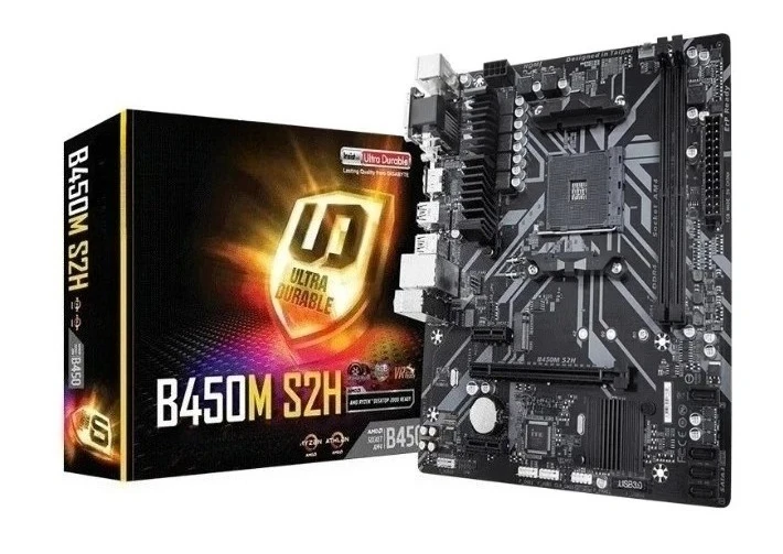 NEW For GIGABYTE GA-B450M S2H supports Ryzen, Gen 1, Gen 3, Gen 5 NVME M.2
NEW For GIGABYTE GA-B450M S2H supports Ryzen, Gen 1, Gen 3, Gen 5 NVME M.2