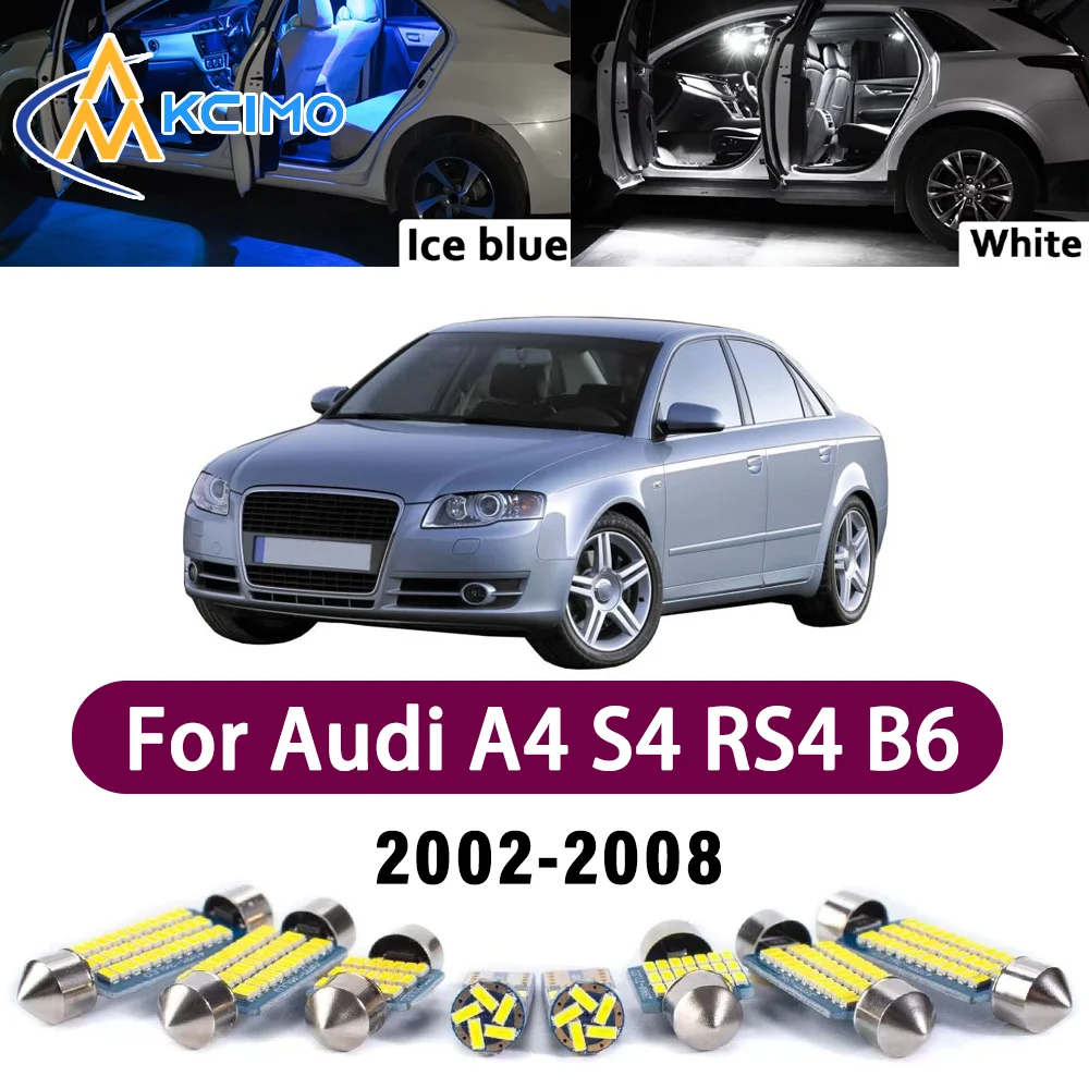 Error Free LED Interior Light Kit for Audi A4 S4 RS4 B6 B7 Sedan 2002-2008 Premium Bright Dome Trunk Mirror Reading Lamps Canbus
Error Free LED Interior Light Kit for Audi A4 S4 RS4 B6 B7 Sedan 2002-2008 Premium Bright Dome Trunk Mirror Reading Lamps Canbus