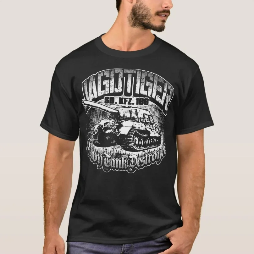 Jagdtiger (Sd.Kfz.186) WWII German Tank Destroyer T-Shirt 100% Cotton O-Neck Summer Short Sleeve Casual Mens T-shirt Size S-3XL
Jagdtiger (Sd.Kfz.186) WWII German Tank Destroyer T-Shirt 100% Cotton O-Neck Summer Short Sleeve Casual Mens T-shirt Size S-3XL