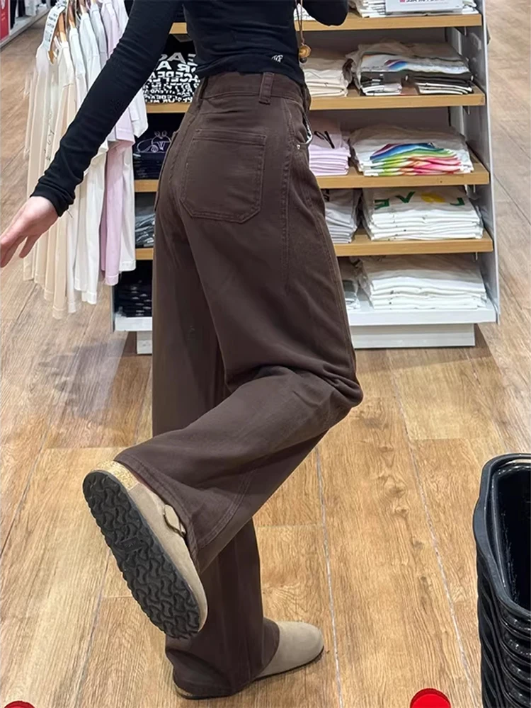 Brown Fce Lined Wide Leg Jeans Men Women Winter Loose Straight Cut Pants Dra Slimming Long Trousers Youth Faion
Brown Fce Lined Wide Leg Jeans Men Women Winter Loose Straight Cut Pants Dra Slimming Long Trousers Youth Faion