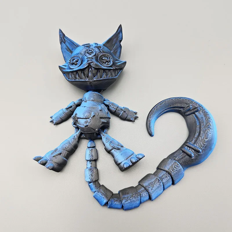 3D-printed Long-tailed Devil Cat with Movable Joints Throughout Its Body Stress-relieving Decorative Ornamen & Children's Gift
3D-printed Long-tailed Devil Cat with Movable Joints Throughout Its Body Stress-relieving Decorative Ornamen & Children's Gift