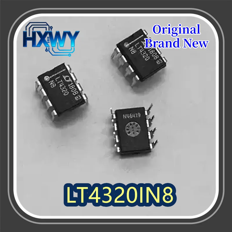 (3/30 pieces) LT4320IN8 LT4320HN8 DIP8 controller chip, brand new and original.
(3/30 pieces) LT4320IN8 LT4320HN8 DIP8 controller chip, brand new and original.