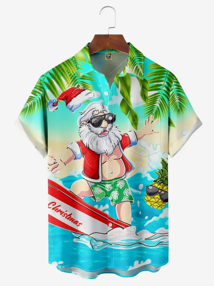 High Quality Men's Clothing Hawaiian Shirt Fun Printed Short Sleeve Lapel Single Breasted Men's Beach Shirt
High Quality Men's Clothing Hawaiian Shirt Fun Printed Short Sleeve Lapel Single Breasted Men's Beach Shirt