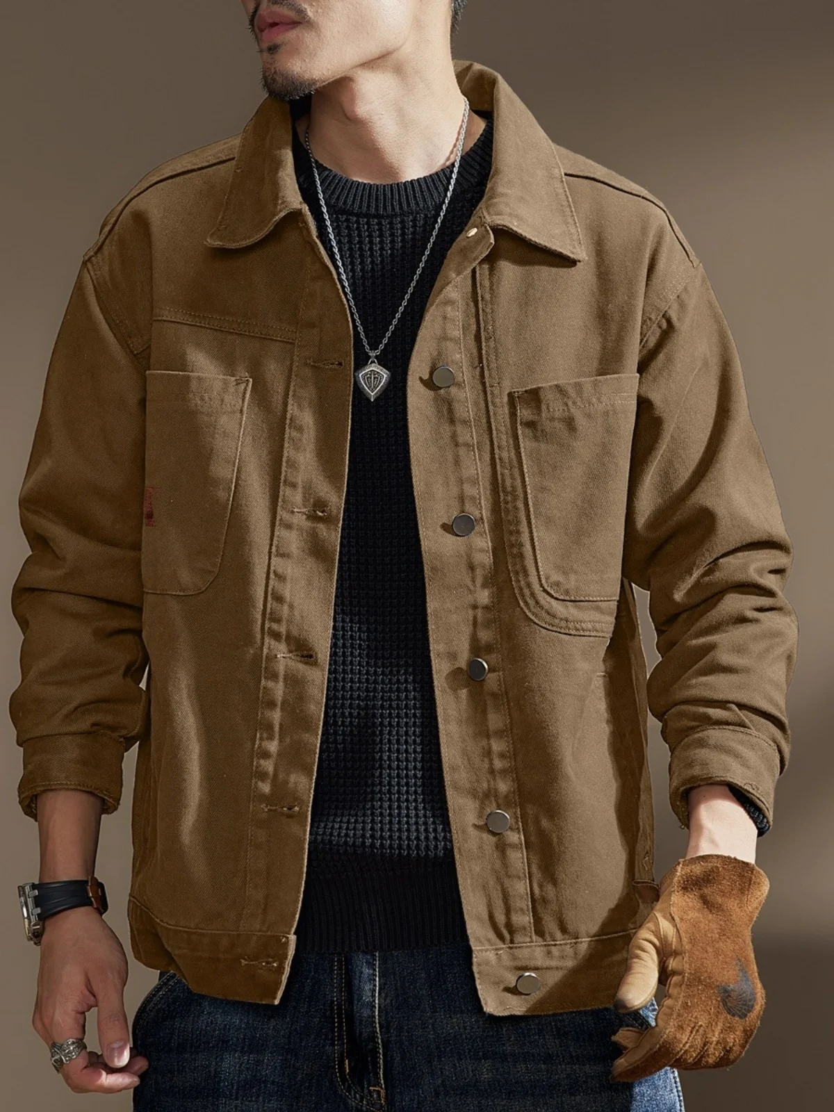 American Sle Heavyweight Premium Workwear Jaet Men's Loose Casual Cotton Outerwear Spring Autumn New Arrival
American Sle Heavyweight Premium Workwear Jaet Men's Loose Casual Cotton Outerwear Spring Autumn New Arrival