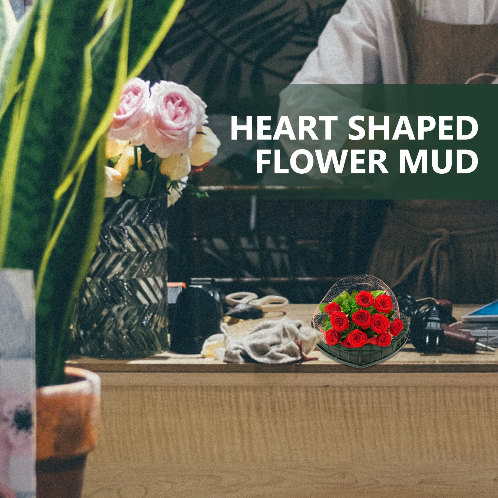 2Pcs Heart Shaped Flower Mud Ecofriendly DIY Bouquet Packing Absorbent Sponge Floral Accessory Wedding Decor Supplies
2Pcs Heart Shaped Flower Mud Ecofriendly DIY Bouquet Packing Absorbent Sponge Floral Accessory Wedding Decor Supplies