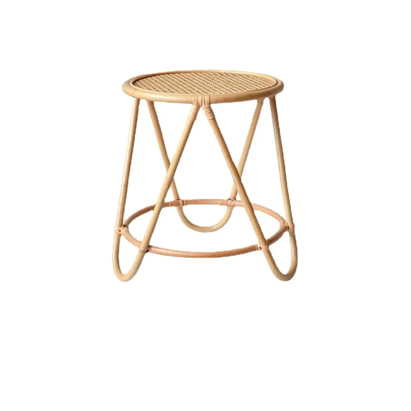 Nordic minimalist coffee table small apartment round side mesa living room tablo simple household rattan art
Nordic minimalist coffee table small apartment round side mesa living room tablo simple household rattan art