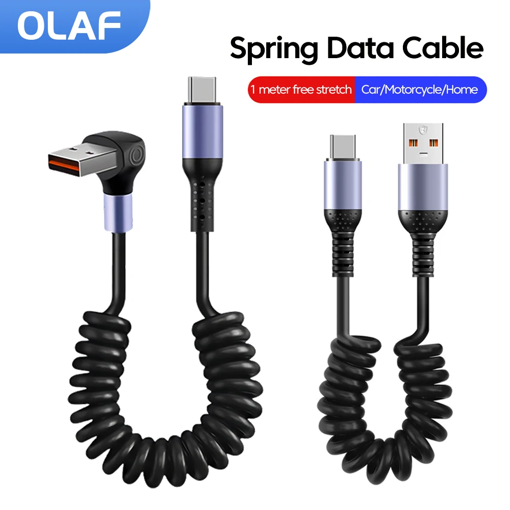 6A Car Spring Data Cable Retractable USB C To Type C Fast Charging Cable For iphone 15 Huawei Xiaomi Samsung Charger Wire Cord
6A Car Spring Data Cable Retractable USB C To Type C Fast Charging Cable For iphone 15 Huawei Xiaomi Samsung Charger Wire Cord