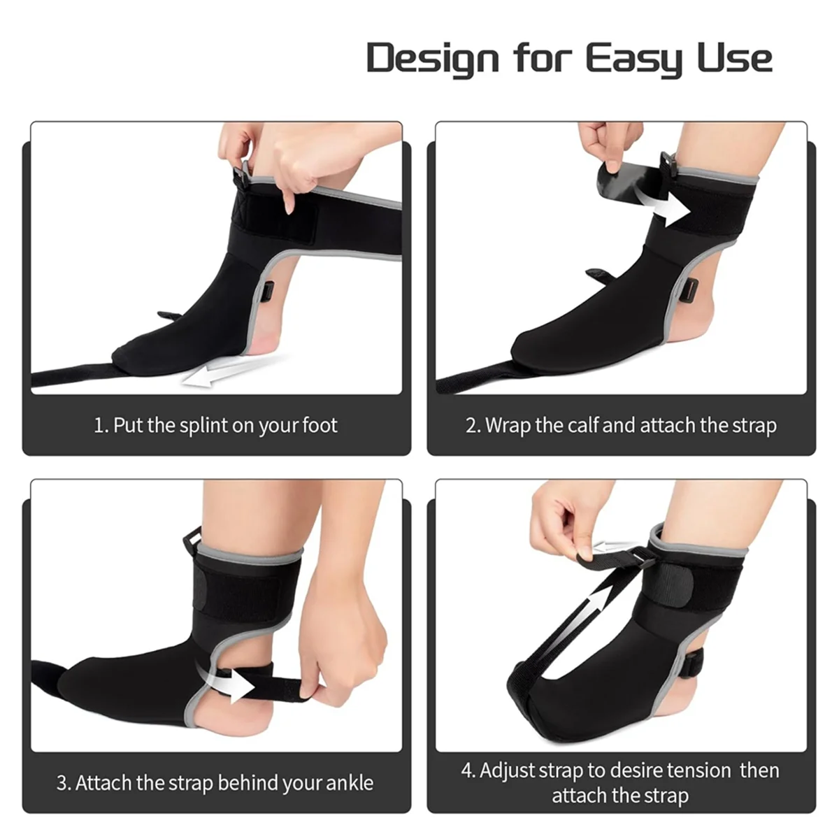 ABIT Plantar Fasciitis Night Splint Sock Unisex Plantar Fasciitis Brace with Massage Ball for Foot Pain Relief Stretch Strap
ABIT Plantar Fasciitis Night Splint Sock Unisex Plantar Fasciitis Brace with Massage Ball for Foot Pain Relief Stretch Strap