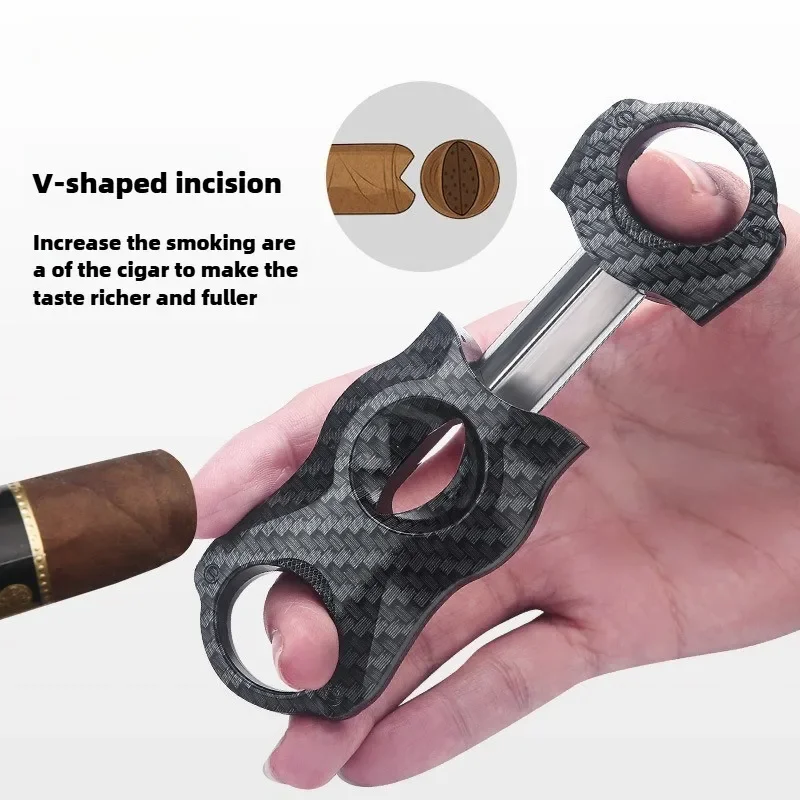 Portable Cigar Scissors Smoke Scissors Double Blade Stainless Steel Cuban Cigar Scissors
Portable Cigar Scissors Smoke Scissors Double Blade Stainless Steel Cuban Cigar Scissors