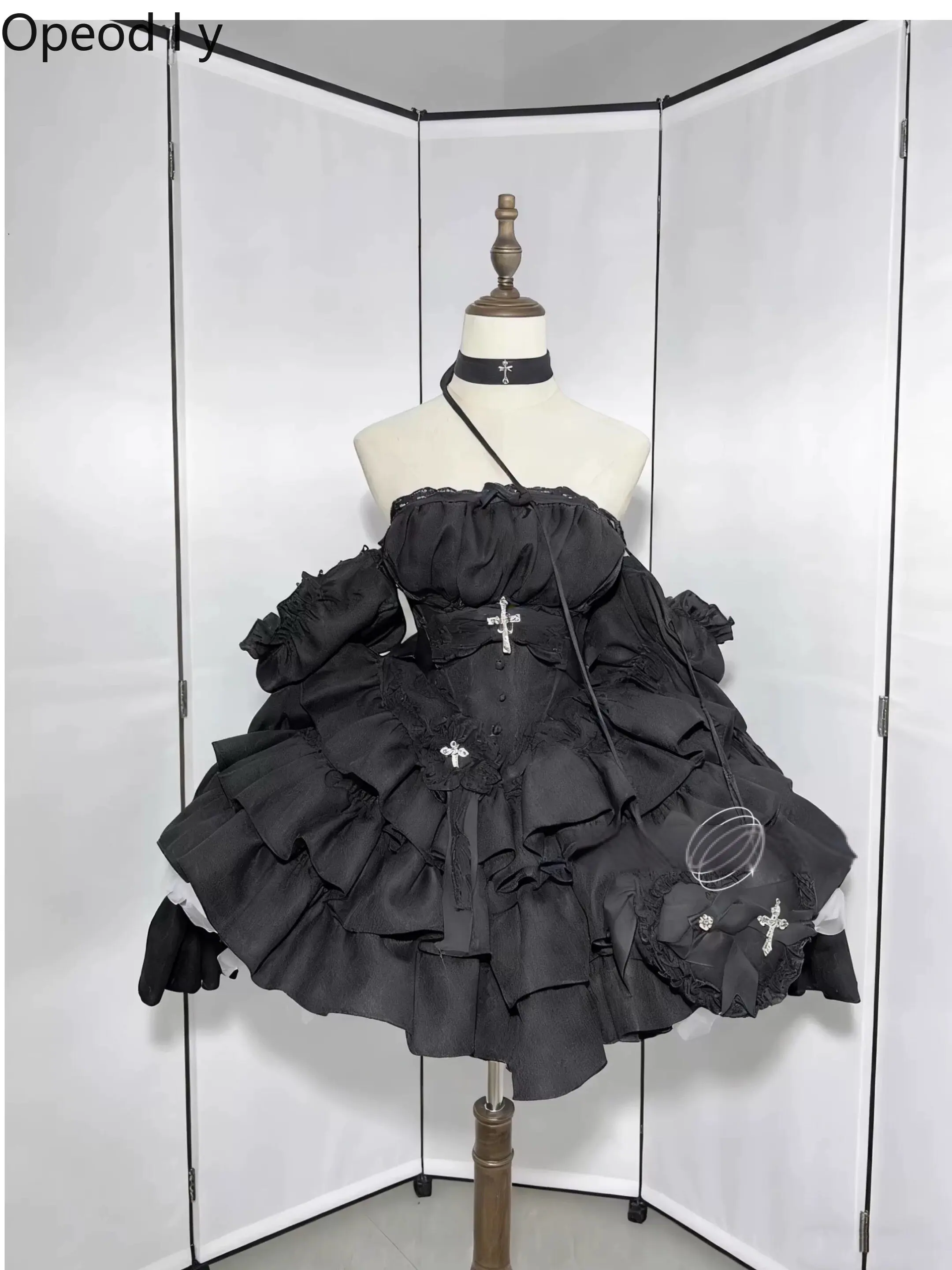 New 2026 Lolita Black Sweet Sexy Waist Skinny Performance Uniform Princess Temperament Cos Short Dress Women's Party Dresses
New 2026 Lolita Black Sweet Sexy Waist Skinny Performance Uniform Princess Temperament Cos Short Dress Women's Party Dresses