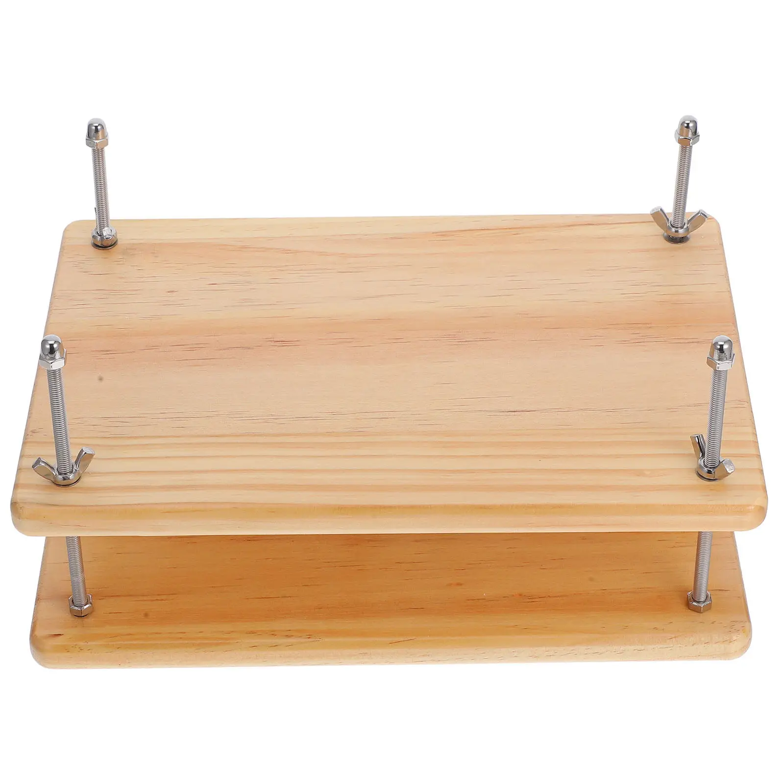 Book Press Wooden Smooth Versatile Tool for DIY Bookbinding Repair and Flower Pressing Portable Binding Press for Bookbinding
Book Press Wooden Smooth Versatile Tool for DIY Bookbinding Repair and Flower Pressing Portable Binding Press for Bookbinding