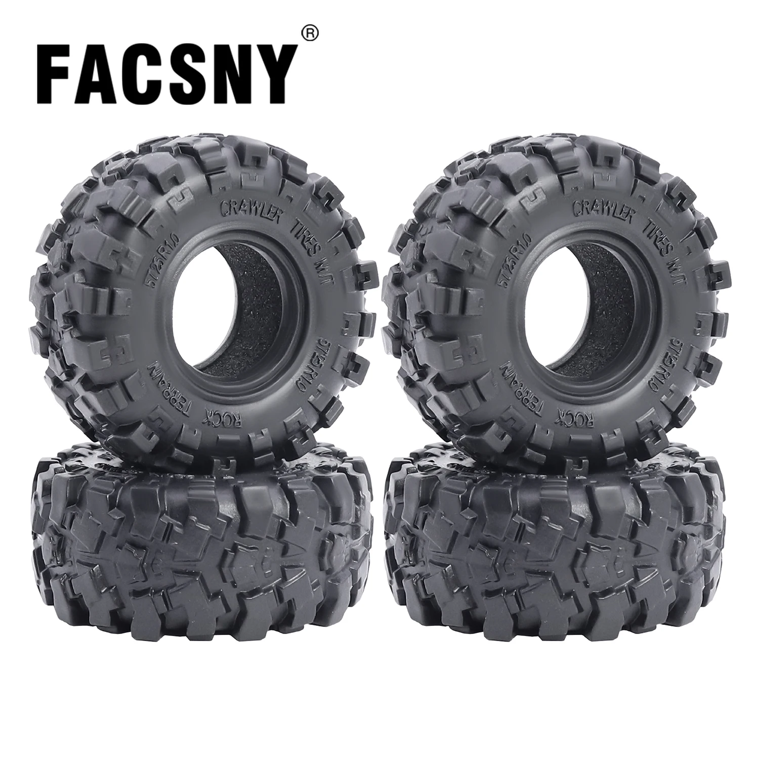 4PCS 1.0" Soft Rubber Tyres Mud Terrain Wheel Tires 58x24mm For 1/18 TRX4M 1/24 Axial SCX24 Bronco Fcx24 RC Crawler Upgrade Part
4PCS 1.0" Soft Rubber Tyres Mud Terrain Wheel Tires 58x24mm For 1/18 TRX4M 1/24 Axial SCX24 Bronco Fcx24 RC Crawler Upgrade Part