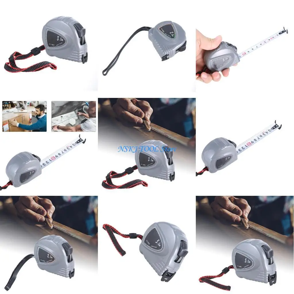 L8RC 2/3/5meter Tape Measure Steel Measuring Tape with Lock Metal Clip Rustproof
L8RC 2/3/5meter Tape Measure Steel Measuring Tape with Lock Metal Clip Rustproof