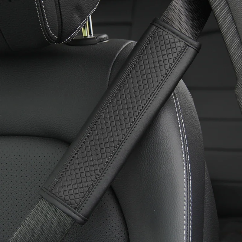 Car accessories seat belt PU Leather Safety Belt Shoulder Cover Breathable Protection Seat Belt Padding Pad Auto Interior
Car accessories seat belt PU Leather Safety Belt Shoulder Cover Breathable Protection Seat Belt Padding Pad Auto Interior