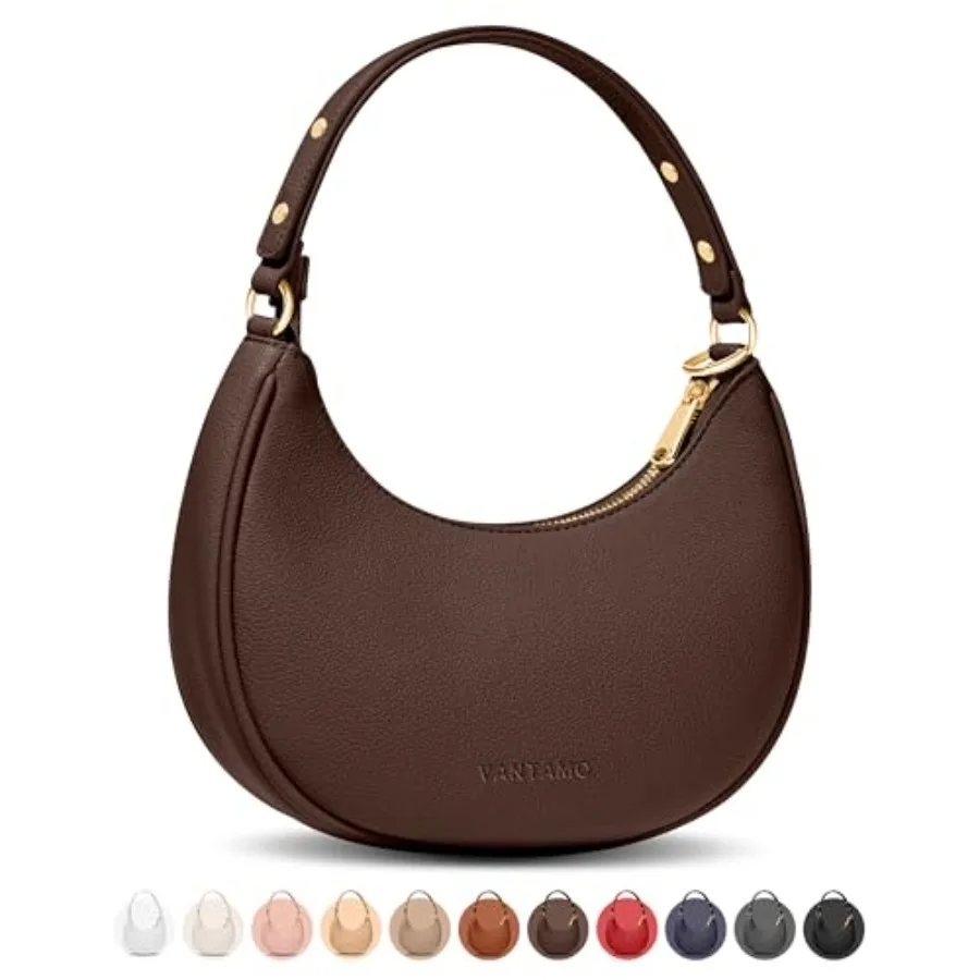 Vantamo Crescent Bags For Women with RFID Protection Half Moon Clutch Purses for Women with Anti-Theft Clip for Extra Safety
Vantamo Crescent Bags For Women with RFID Protection Half Moon Clutch Purses for Women with Anti-Theft Clip for Extra Safety