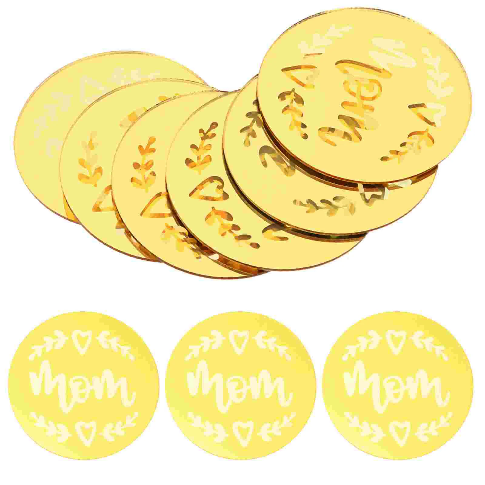20 Pcs Cake Decorations Acrylic Mother's Day naments Lightweight Safe Bright Color Baking Decoration Round Topper Cupcake
20 Pcs Cake Decorations Acrylic Mother's Day naments Lightweight Safe Bright Color Baking Decoration Round Topper Cupcake