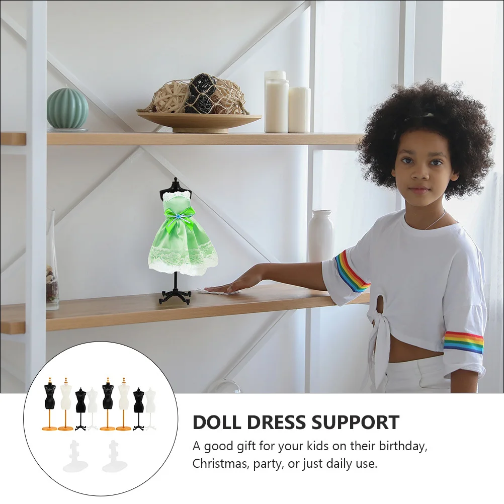 10Pcs Miniature Dress Form Stand for Sturdy Clothing Display Rack Smooth Finish Kids Birthday Christmas Gift DIY Home
10Pcs Miniature Dress Form Stand for Sturdy Clothing Display Rack Smooth Finish Kids Birthday Christmas Gift DIY Home