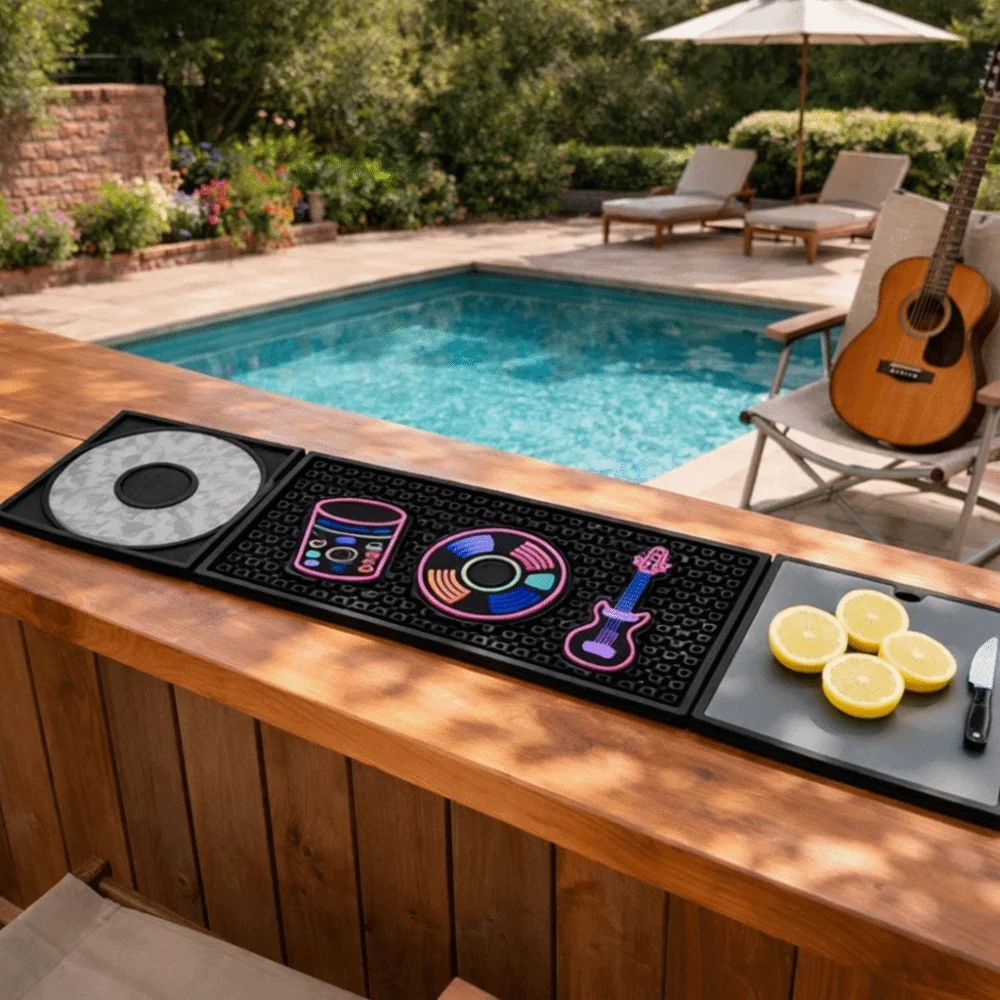 Creative Non-Slip Rubber Bar Mat Heat-Insulating Folding Glass Cup Drying Mat Thickened Soft Draining Mat Restaurant
Creative Non-Slip Rubber Bar Mat Heat-Insulating Folding Glass Cup Drying Mat Thickened Soft Draining Mat Restaurant