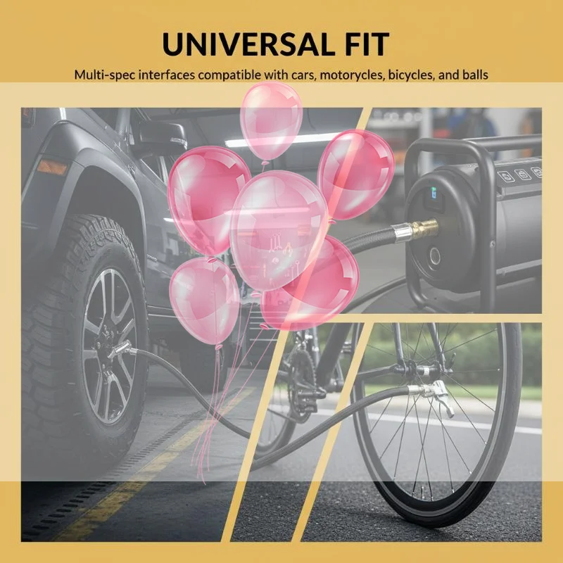 Flexible Car Tire Air Pump Extension Hose Adapter Twist Style for Quick and Easy Tire Inflation Indoors
Flexible Car Tire Air Pump Extension Hose Adapter Twist Style for Quick and Easy Tire Inflation Indoors