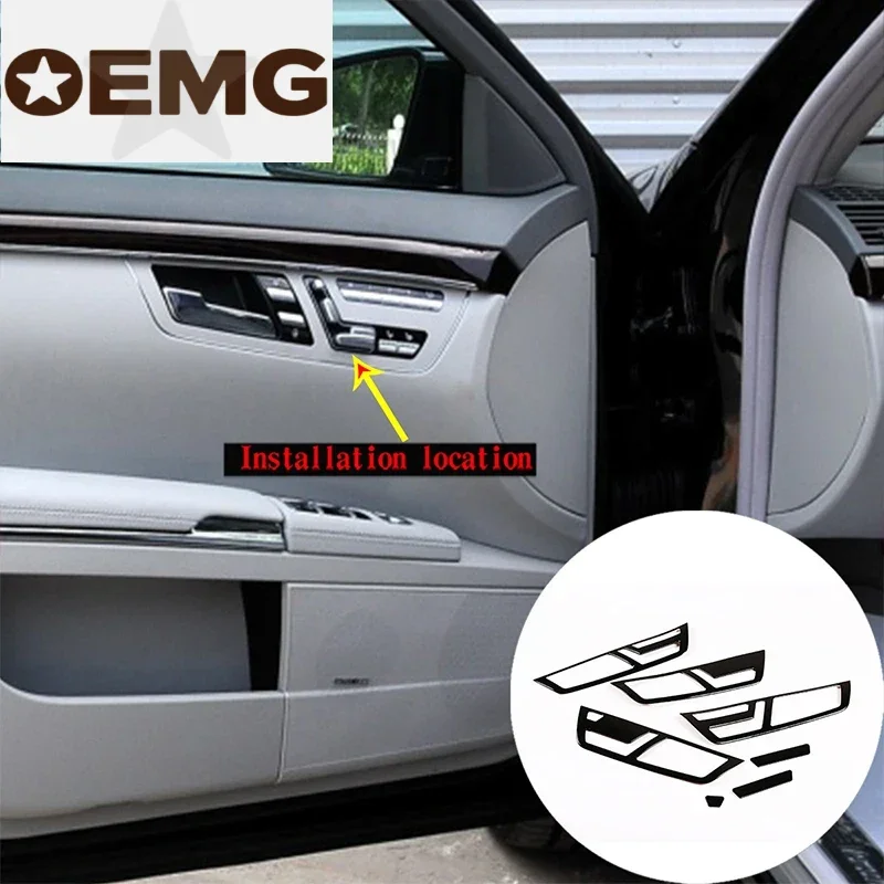 For For Mercedes Benz S Class W221 2008-2012 ABS carbon fiber style car interior door handle frame decorative panel cover
For For Mercedes Benz S Class W221 2008-2012 ABS carbon fiber style car interior door handle frame decorative panel cover