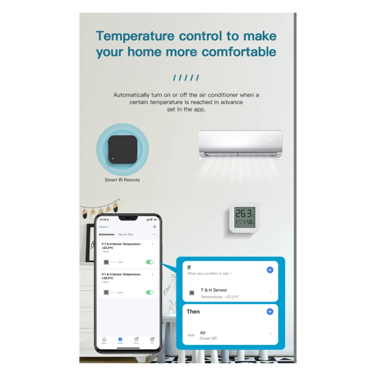 FEB-Tuya Zigbee датчик температуры и влажности мини ЖК-цифровой дисплей приложение термометр с дистанционным управлением
FEB-Tuya Zigbee датчик температуры и влажности мини ЖК-цифровой дисплей приложение термометр с дистанционным управлением