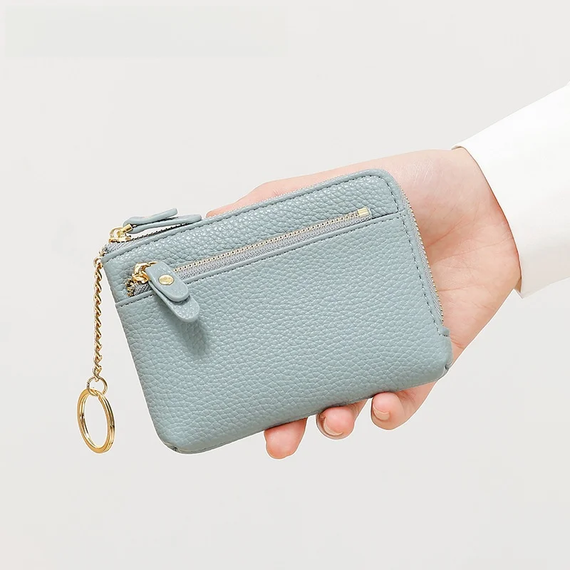 Cute Leather Coin Purse Zipper PU Keychain Money Bag Handheld Card Holder Cross-Border Functional Small Bag for Youth
Cute Leather Coin Purse Zipper PU Keychain Money Bag Handheld Card Holder Cross-Border Functional Small Bag for Youth