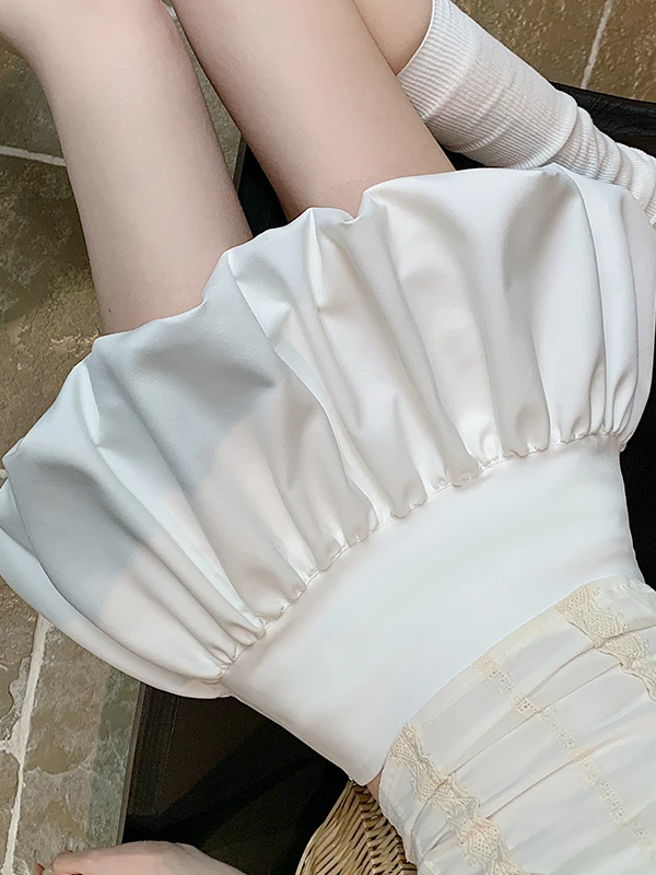 White Flower Bud Skirt Women's Summer New Ballet Style Sweet High Waist Pleated Puffy A-Line Half-length Skirt
White Flower Bud Skirt Women's Summer New Ballet Style Sweet High Waist Pleated Puffy A-Line Half-length Skirt