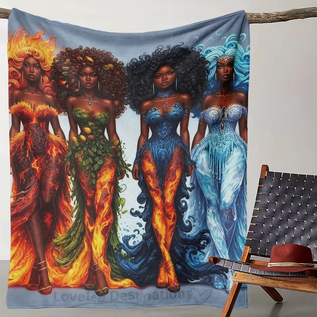 1 Piece of Elemental Style Fashion Goddess Blanket Flame Natural Water Element Fantasy Flannel Throw Blanket
1 Piece of Elemental Style Fashion Goddess Blanket Flame Natural Water Element Fantasy Flannel Throw Blanket