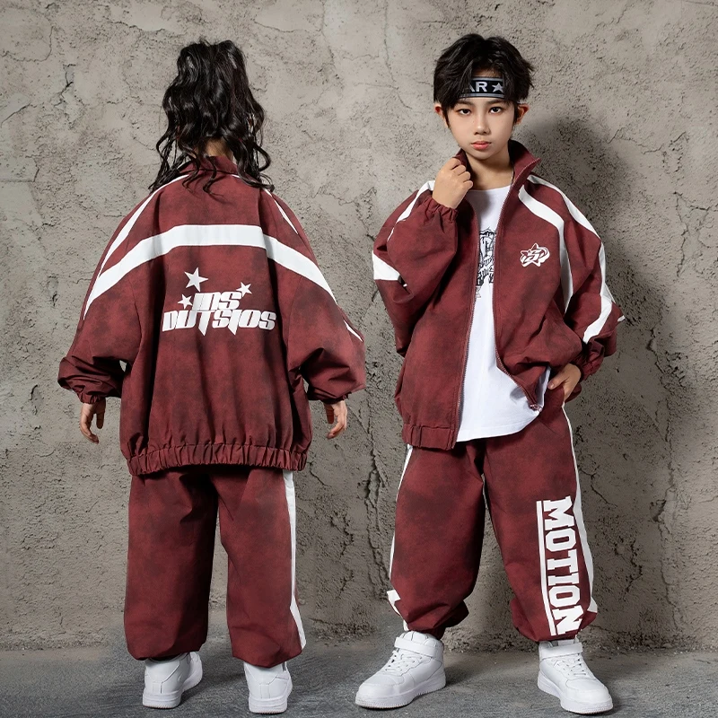 New Street Dance Kids Hip Hop Clothes Boys Long Sleeves Coat Pants Sport Wear Girls Jazz Team Performance Stage Outfit BL14518
New Street Dance Kids Hip Hop Clothes Boys Long Sleeves Coat Pants Sport Wear Girls Jazz Team Performance Stage Outfit BL14518