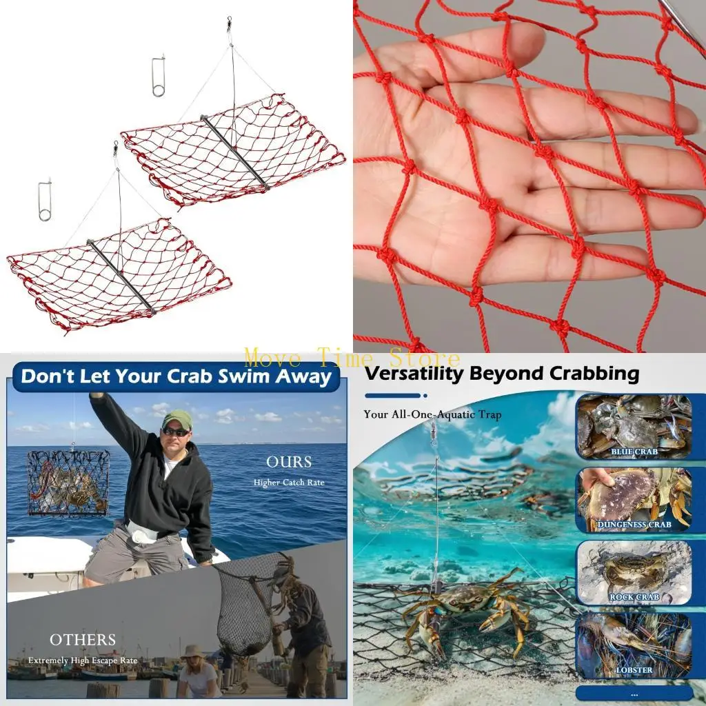 92ME Castable Crabbing Net Castable Crabs Trap Fish Net for Freshwater and Saltwater
92ME Castable Crabbing Net Castable Crabs Trap Fish Net for Freshwater and Saltwater