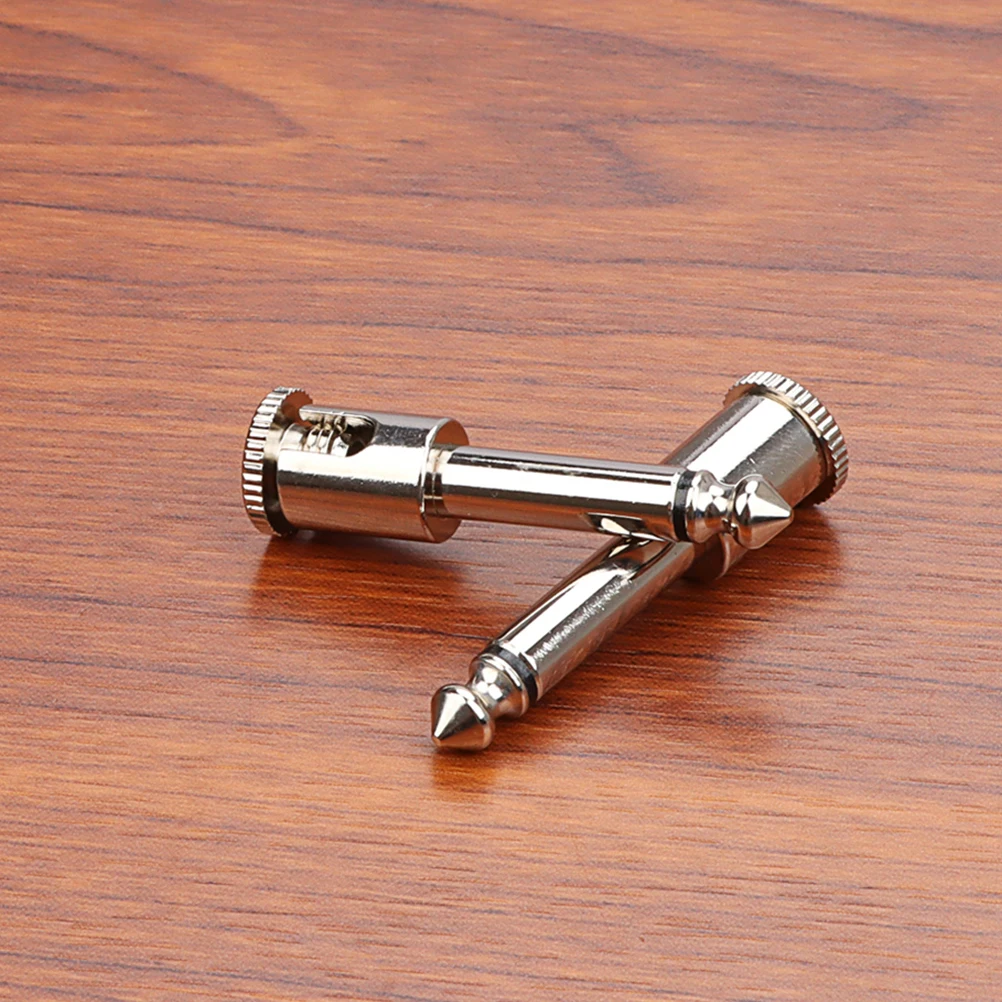 2pcs Patch Adapter 6.35Mm Pedal Coupler Silver Plugs For Electric Guitar Accessories Compatible With Effect Pedal Board
2pcs Patch Adapter 6.35Mm Pedal Coupler Silver Plugs For Electric Guitar Accessories Compatible With Effect Pedal Board