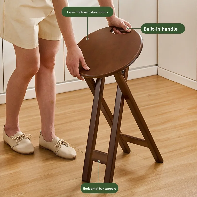 Foldable storage bar stool bar chair modern simple bar high stool portable round stool Mazar small stool bamboo wood stool
Foldable storage bar stool bar chair modern simple bar high stool portable round stool Mazar small stool bamboo wood stool