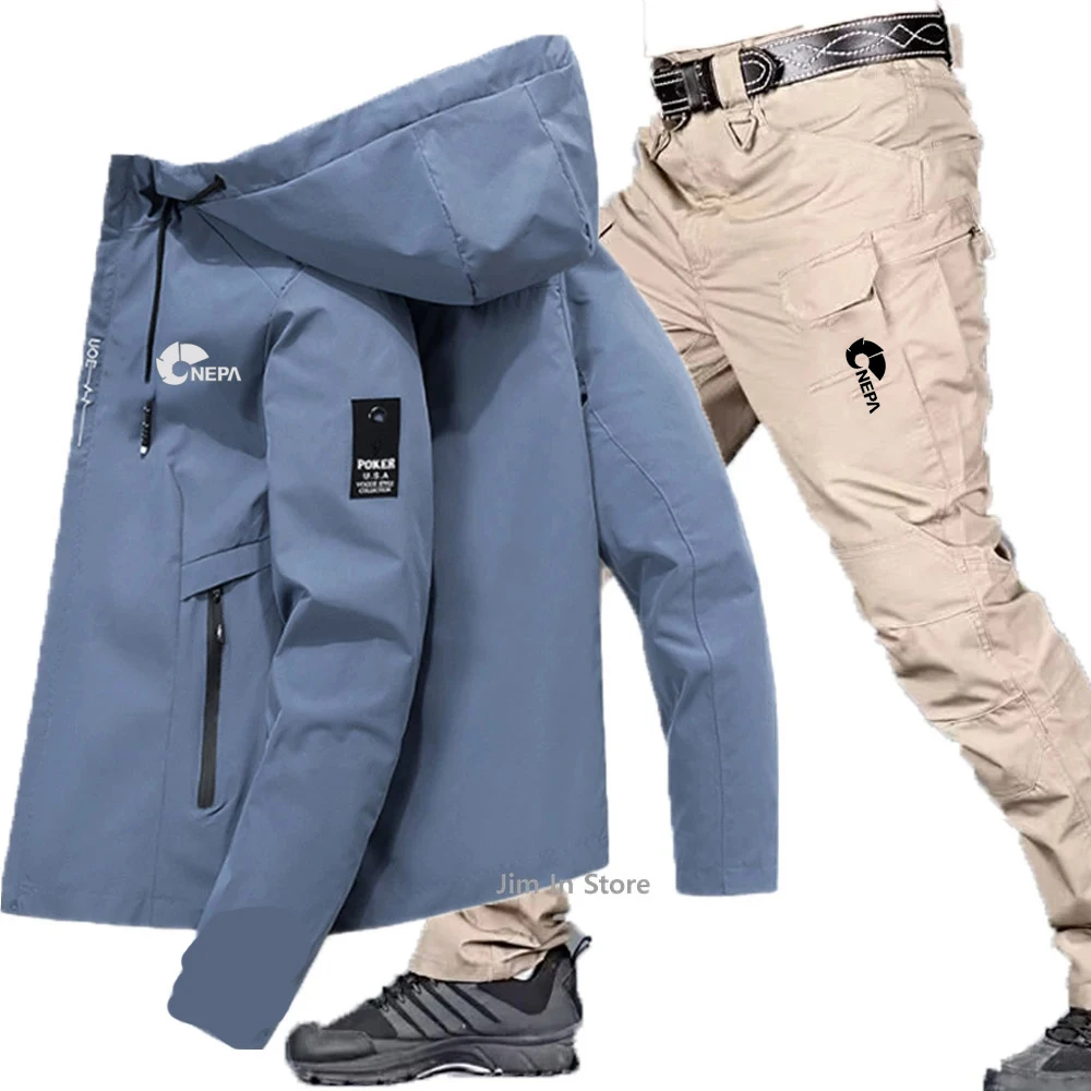 2024 Autumn Men's Sportswear Set Jacket + Sweatpants 2 Pcs Set Outdoor Sports Travel Camping Fishing Jacket Men's Sportswear
2024 Autumn Men's Sportswear Set Jacket + Sweatpants 2 Pcs Set Outdoor Sports Travel Camping Fishing Jacket Men's Sportswear