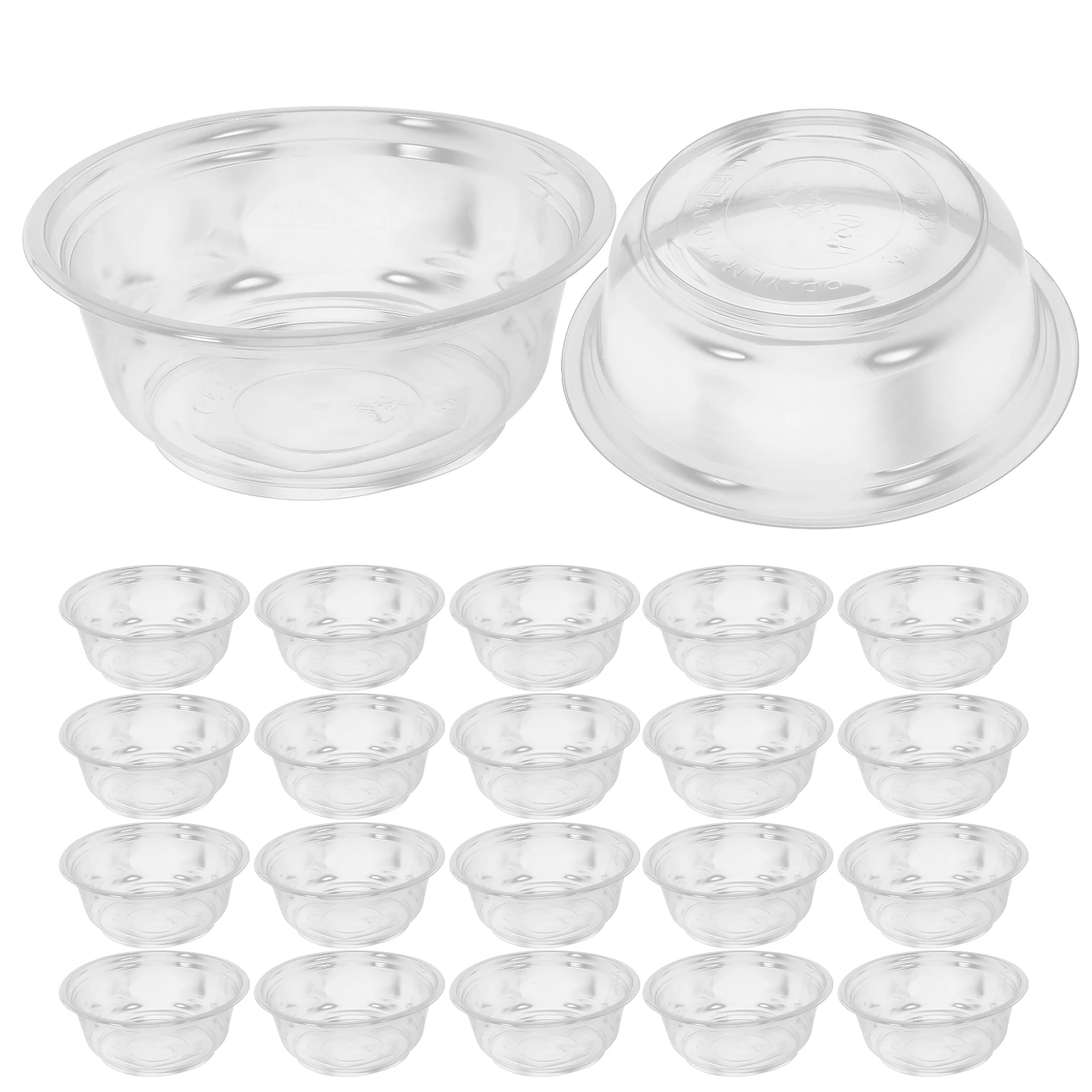 100pcs Plastic Bowls Clear Small Disposable Party Chip Ice Cream Soup Christmas Lightweight Medium Serving
100pcs Plastic Bowls Clear Small Disposable Party Chip Ice Cream Soup Christmas Lightweight Medium Serving