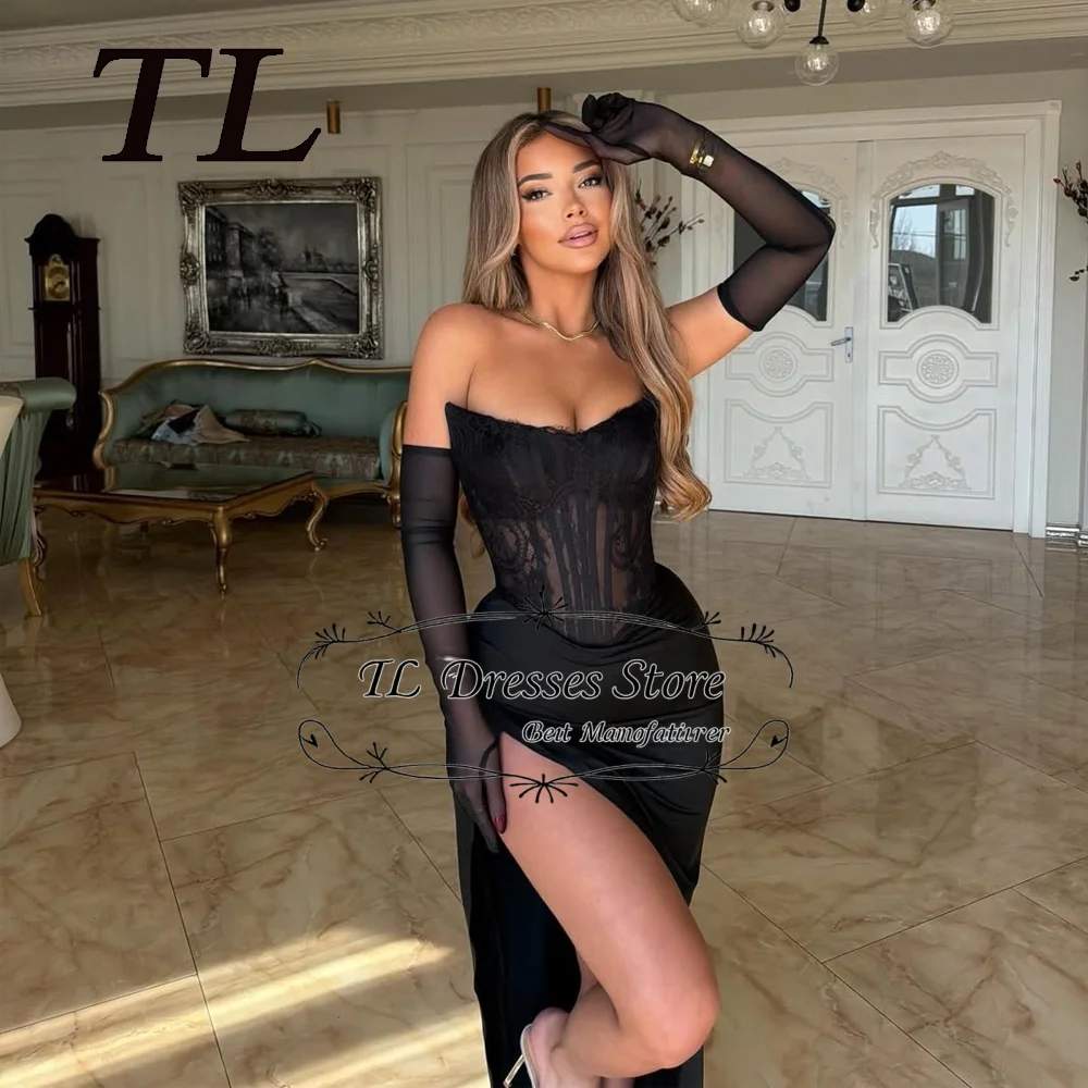 TL Lace Black Mermaid Evening Dress 2026 Prom Dress Formal Evening Robes de Soirée Women Elegant Banquet
TL Lace Black Mermaid Evening Dress 2026 Prom Dress Formal Evening Robes de Soirée Women Elegant Banquet
