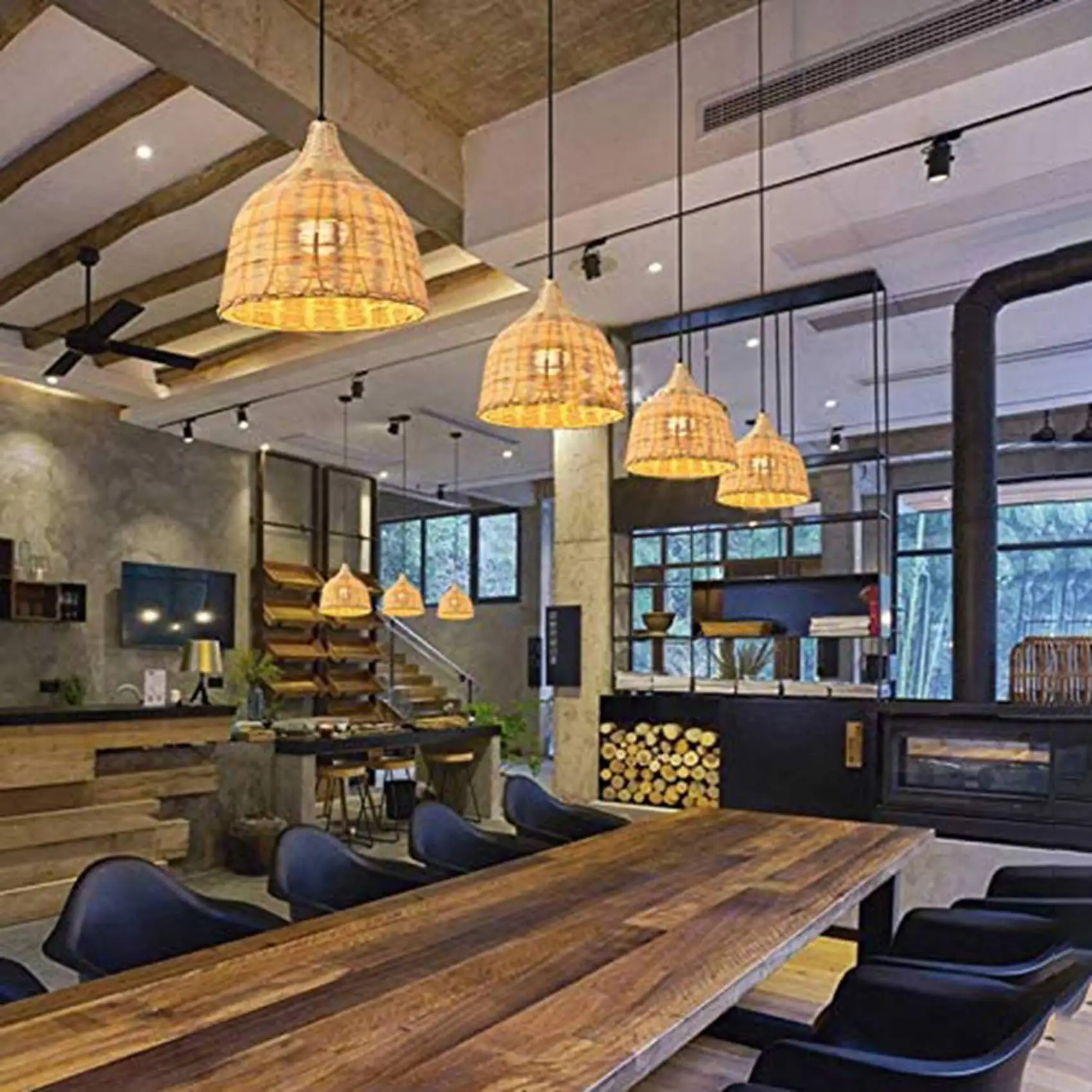 AA05 2X Rattan Lamp Pendant Light Vintage Hanging Lamp Shades E27 Living Room Dining Room Decor Cafe Restaurant Hanglamp(M)
AA05 2X Rattan Lamp Pendant Light Vintage Hanging Lamp Shades E27 Living Room Dining Room Decor Cafe Restaurant Hanglamp(M)