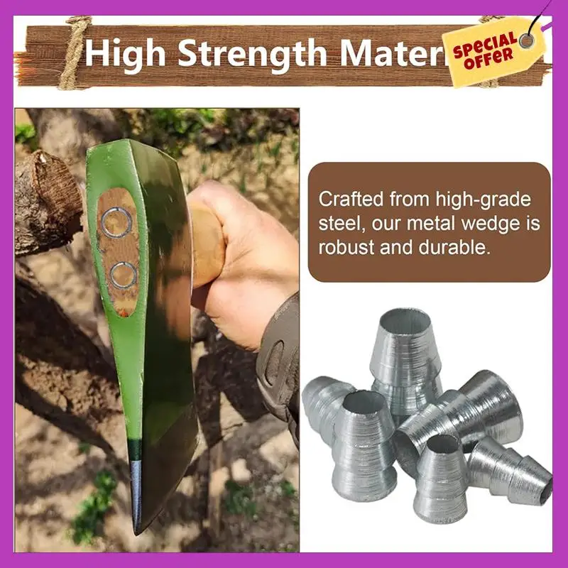 HFIL-21 PCS Extended Round Axe-Handle Wedge Safety Metal Hammer Handle Wedges Steel Weedge
HFIL-21 PCS Extended Round Axe-Handle Wedge Safety Metal Hammer Handle Wedges Steel Weedge