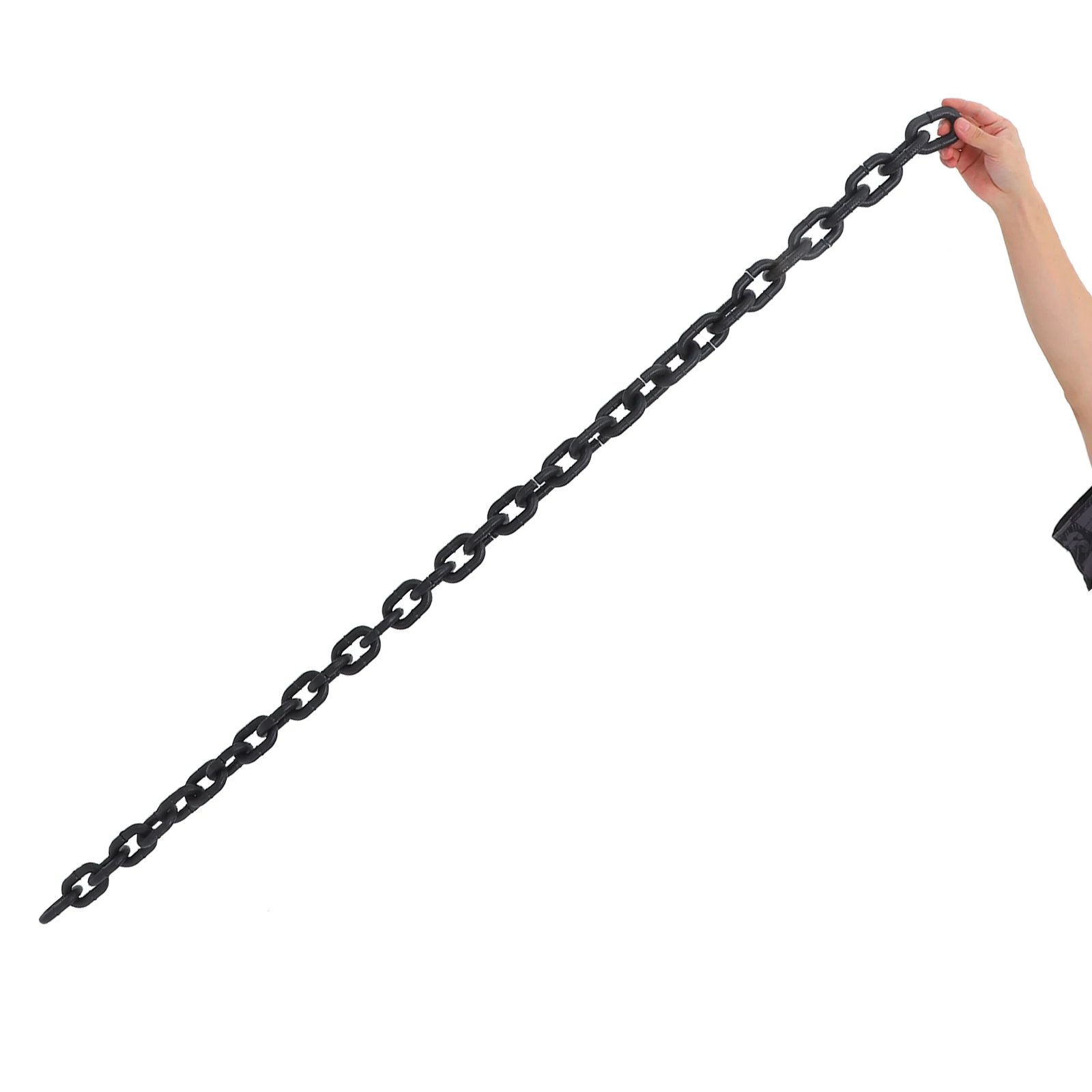 Fake Big Dog Chain Decoration Props PVC Material Halloween Plastic Chain for Pet Black Cable Tie Out Dog Collar
Fake Big Dog Chain Decoration Props PVC Material Halloween Plastic Chain for Pet Black Cable Tie Out Dog Collar