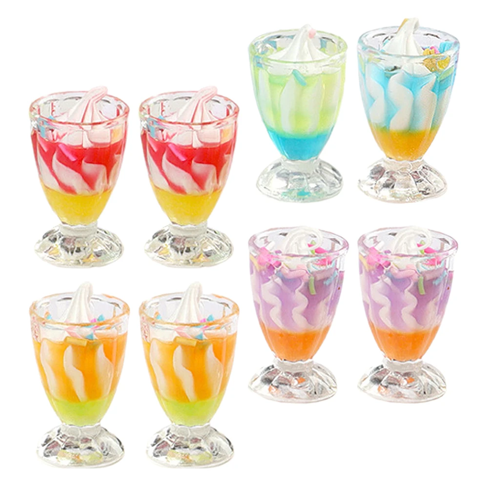 8 Pcs Simulated Ice Cream Cup Models Cone Miniature Scene Accessory Dollhouse Food Toy
8 Pcs Simulated Ice Cream Cup Models Cone Miniature Scene Accessory Dollhouse Food Toy