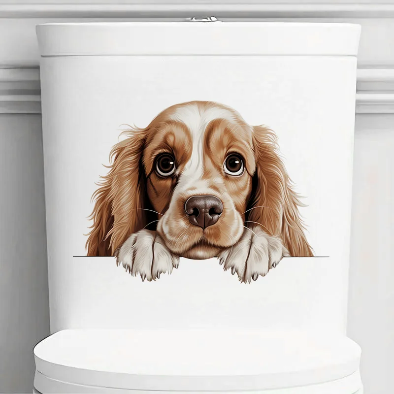 90931# American Cocker Spaniel Dog Self-Adhesive Toilet Stickers,Wall Decal Removable, Vinyl Car Sticker for Bathroom Decor
90931# American Cocker Spaniel Dog Self-Adhesive Toilet Stickers,Wall Decal Removable, Vinyl Car Sticker for Bathroom Decor