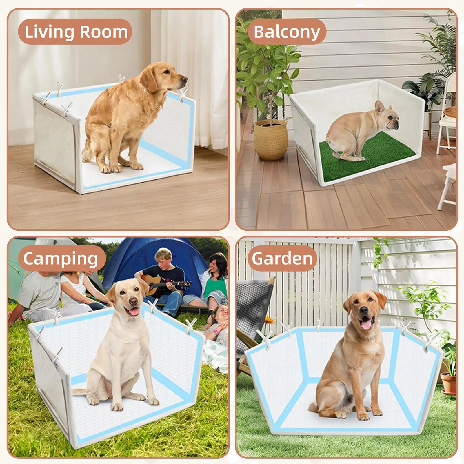 Dog Potty Portable Detachable Waterproof Dog Toilet Pet Pee Pad Holder For Small Medium Large Puppy Home Apartment Balcony
Dog Potty Portable Detachable Waterproof Dog Toilet Pet Pee Pad Holder For Small Medium Large Puppy Home Apartment Balcony