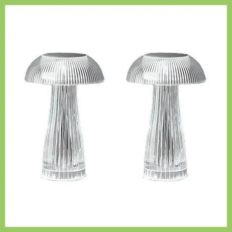 Transparent Nightlight Mushroom Lamp Bedroom Night Lamp Jellyfish Lamp Party Lighting Crystal Table Light Decoration 
Transparent Nightlight Mushroom Lamp Bedroom Night Lamp Jellyfish Lamp Party Lighting Crystal Table Light Decoration