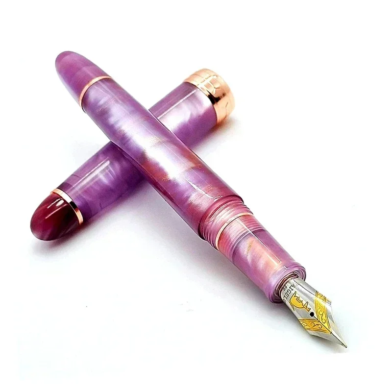 Kaigelu 356 Resin Fountain Pen with Golden Clip EF/F/M Nib Beautiful 5 Colours Writing Gift Ink Pen for Office Business Home
Kaigelu 356 Resin Fountain Pen with Golden Clip EF/F/M Nib Beautiful 5 Colours Writing Gift Ink Pen for Office Business Home