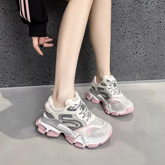 Lightweight Leather Dad Shoes Women's New Style Korean Version Breathable Versatile Sport Shoes Trendy Low Top round Toe
Lightweight Leather Dad Shoes Women's New Style Korean Version Breathable Versatile Sport Shoes Trendy Low Top round Toe