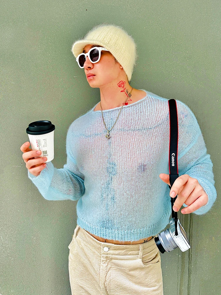 Buddybody American Style round Neck Loose Sexy Hollow out See through Knitted Long Sleeve Cashmere Short Sweater for Youth
Buddybody American Style round Neck Loose Sexy Hollow out See through Knitted Long Sleeve Cashmere Short Sweater for Youth