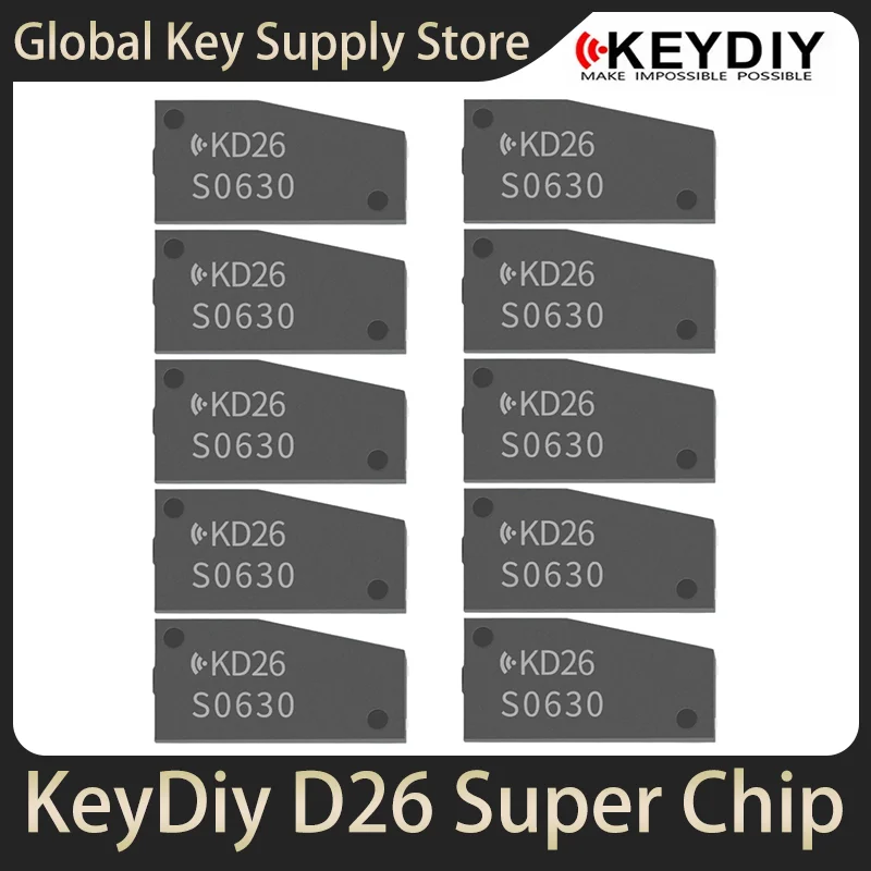 10 шт. чипов-транспондеров KEYDIY Super Chip D26, поддерживающих 8A, 8C, PCF7935, PCF7936, ID46, ID47, ID48, ID49, 4D, 80, 64, 4E, 33, 11, 13, KD, X4, X2 Max
10 шт. чипов-транспондеров KEYDIY Super Chip D26, поддерживающих 8A, 8C, PCF7935, PCF7936, ID46, ID47, ID48, ID49, 4D, 80, 64, 4E, 33, 11, 13, KD, X4, X2 Max