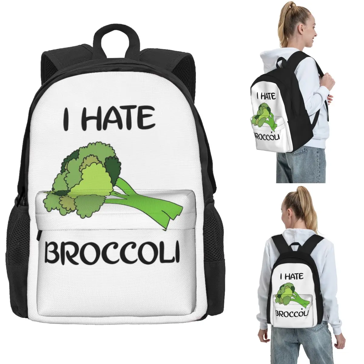 I HATE BROCCOLI Backpack Hot Sale Daypack Large Capacity Kids BookBag School Bag Shoulder Bags for Men Women
I HATE BROCCOLI Backpack Hot Sale Daypack Large Capacity Kids BookBag School Bag Shoulder Bags for Men Women