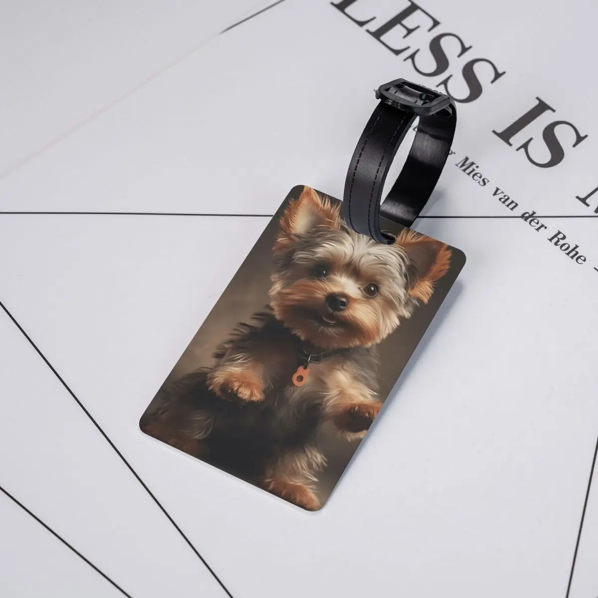 Бирка для багажа с изображением милого йоркширского терьера, аксессуар для чемодана, идентификационная этикетка для путешествий, держатель для багажа, с местом для имени и адреса
Бирка для багажа с изображением милого йоркширского терьера, аксессуар для чемодана, идентификационная этикетка для путешествий, держатель для багажа, с местом для имени и адреса