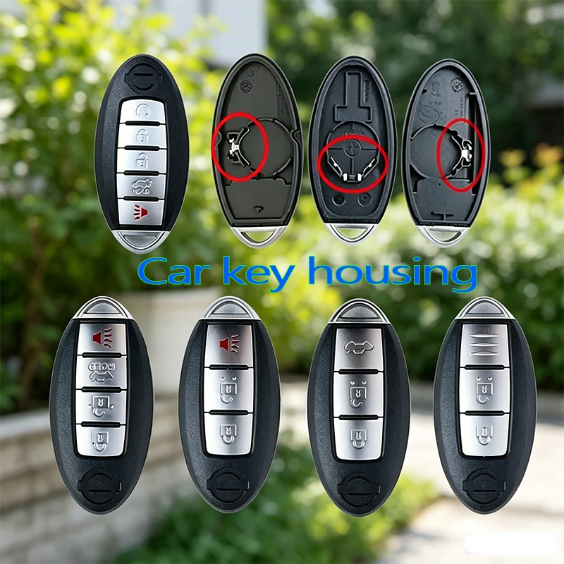 Car Key Case Shell Housing for Nissan Qashqai Juke J10 J11 X-Trail T32 T31 Kicks Tiida Pathfinder Maxima Altima Versa Sylphy
Car Key Case Shell Housing for Nissan Qashqai Juke J10 J11 X-Trail T32 T31 Kicks Tiida Pathfinder Maxima Altima Versa Sylphy
