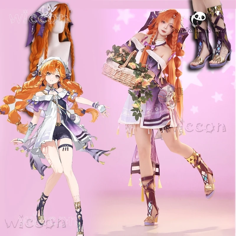 Wuthering Waves Sigrika Cosplay Aero Uniform Anime Game Hallowen Carnival Dress Up Women Shoes Lolita Style Fullset Clothing WIg
Wuthering Waves Sigrika Cosplay Aero Uniform Anime Game Hallowen Carnival Dress Up Women Shoes Lolita Style Fullset Clothing WIg